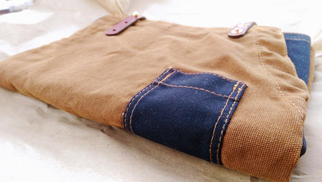 The Charles Waxed Canvas Apron by Sturdy Brothers