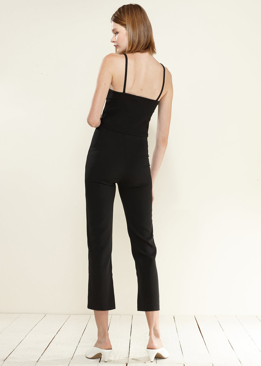 High-Waisted Cropped Pants by Shop at Konus