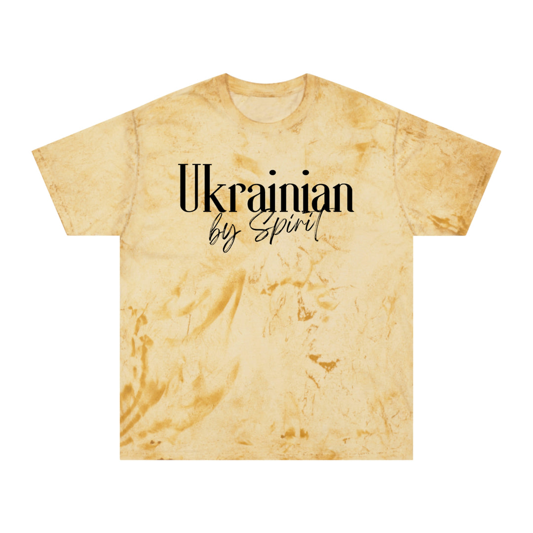 "Ukrainian by Spirit" Color Blast T-Shirt