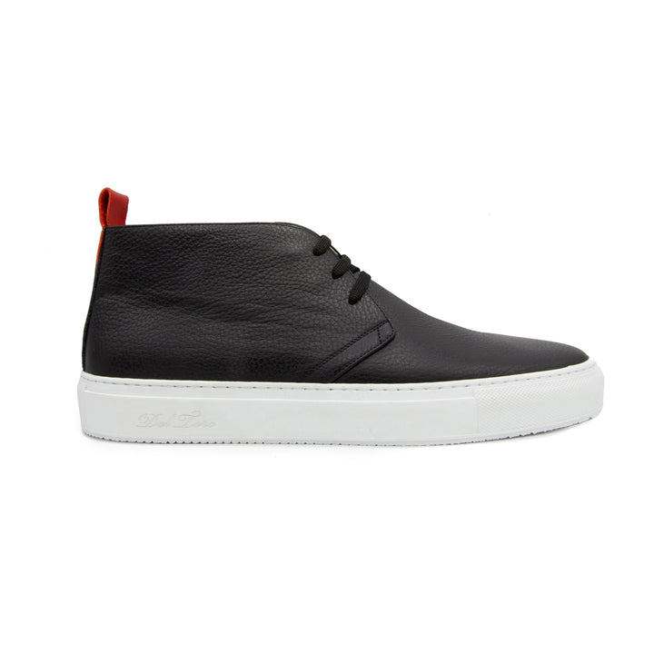 Men's Black Leather Chukka Sneaker by Del Toro Shoes