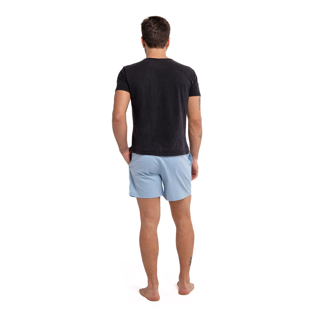 Cotton Shorts - Blue by Bermies Swimwear