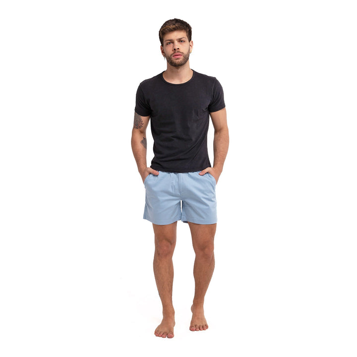 Cotton Shorts - Blue by Bermies Swimwear
