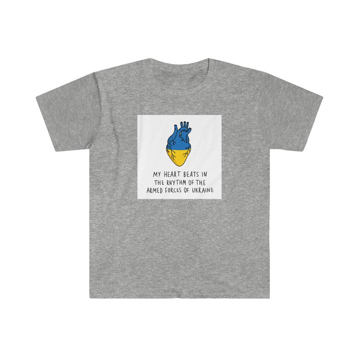 The Heart Beats Unisex Softstyle T-Shirt