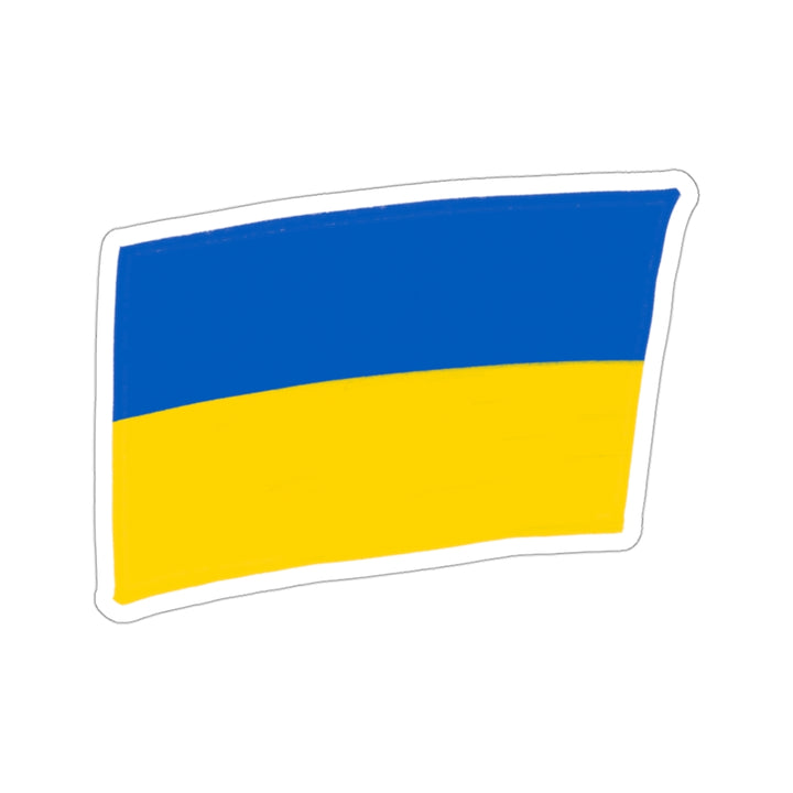 Ukrainian Flag Sticker