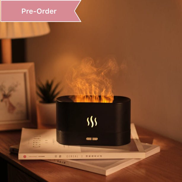 Fireplace Flame-Effect Humidifier Lamp by Multitasky