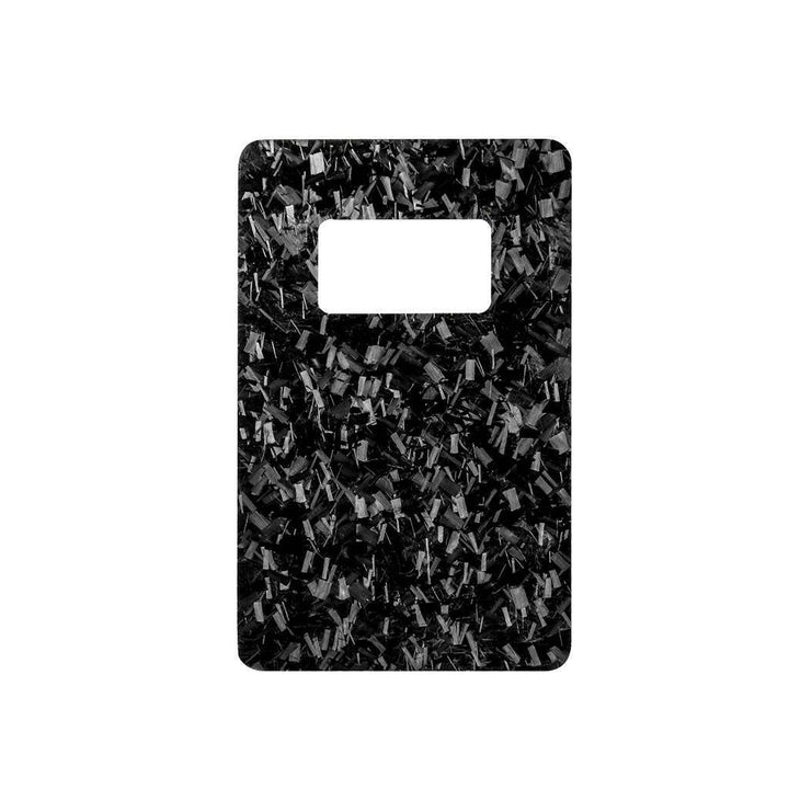 Forged Carbon Fiber Credit Card Size Bottle Opener by Simply Carbon Fiber