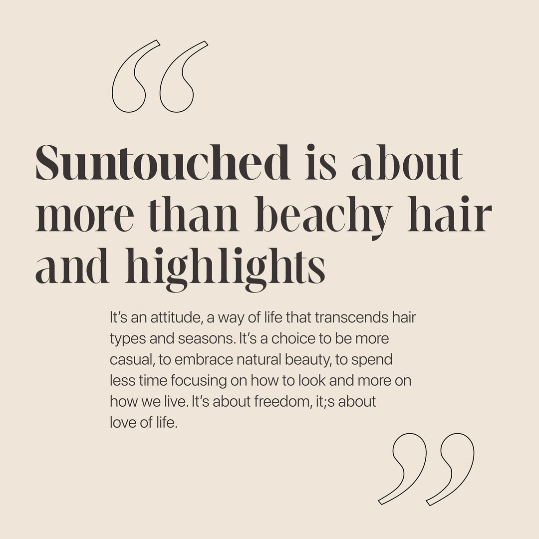 Suntouched Hair Lightener for Dark Hair by Suntouched