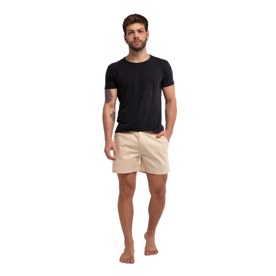 Cotton Shorts - Khaki by Bermies Swimwear