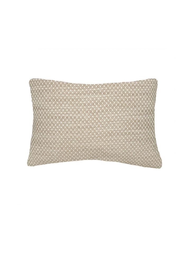 Coastal Breeze Mocha Outdoor Pillow by Anaya