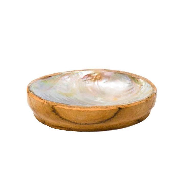 TEAK SHELL SOAP DISH - REGULAR SIZE by POPPY + SAGE